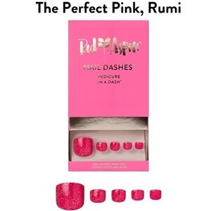 Red Aspen Pink Nail Dashes